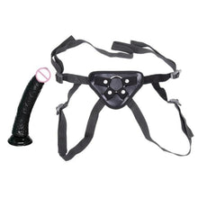 Lade das Bild in den Galerie-Viewer, Penetrate Me Baby Schwarzer 8-Zoll-Strap-On BDSM