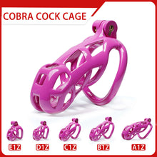 Charger l'image dans la galerie, Kit de cage de chasteté Purple Cobra de 1,77 à 4,13 pouces de long