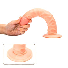 Lade das Bild in den Galerie-Viewer, 9-Zoll-Dildo in Hautfarbe mit Saugnapf