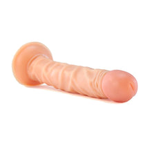 Lade das Bild in den Galerie-Viewer, 9-Zoll-Dildo in Hautfarbe mit Saugnapf