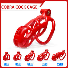 Charger l'image dans la galerie, Kit de cage de chasteté Red Cobra de 1,77 à 4,13 pouces de long