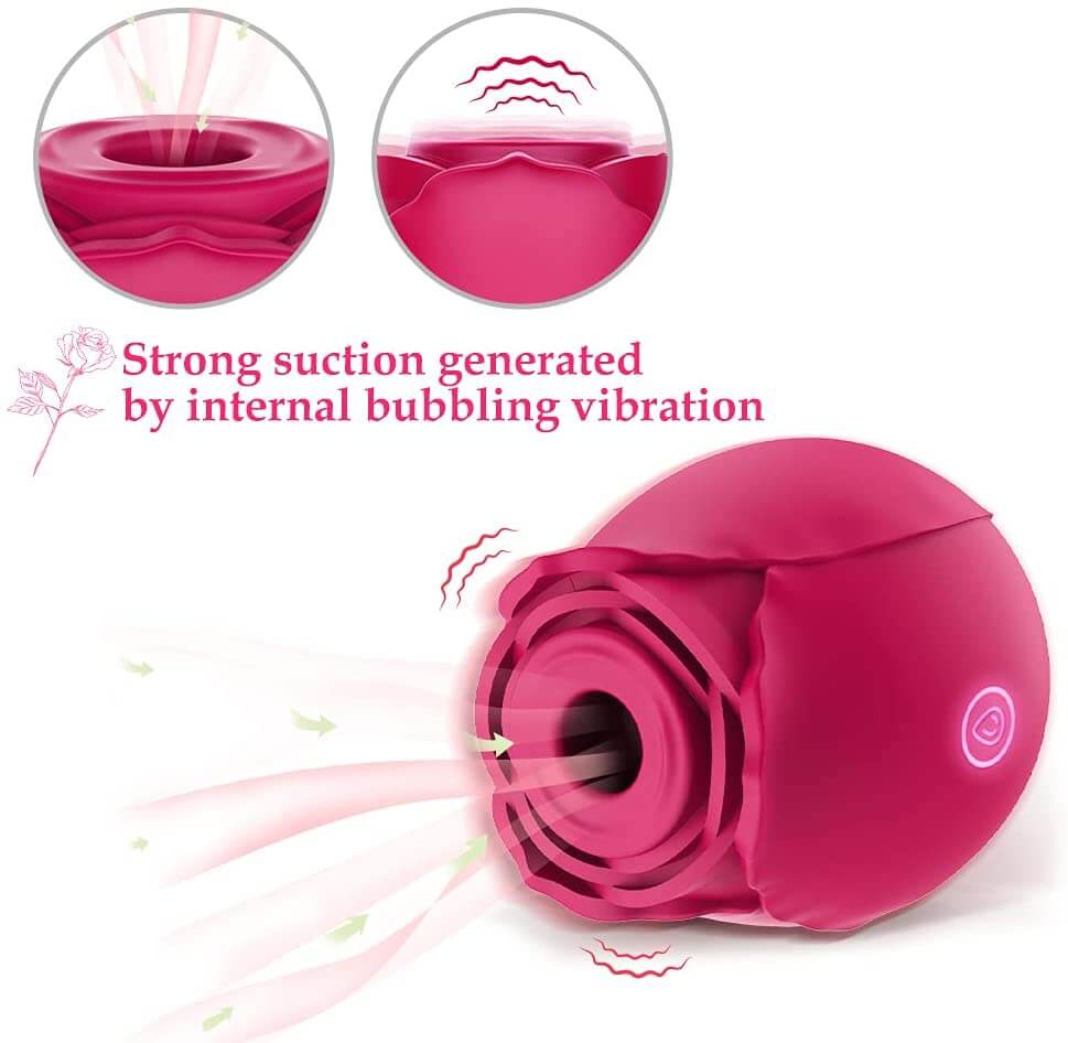 Rose Toys Sucking Vibrator sissyloving Rose Toys Sucking Vibrator sissyloving