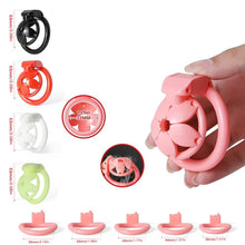 Load image into Gallery viewer, Sakura Super Short 3D Printed Chastity Device