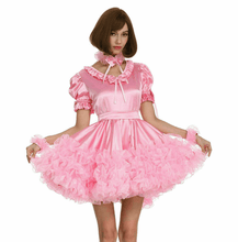 Load image into Gallery viewer, Sissy Pink Fluffy Dress
