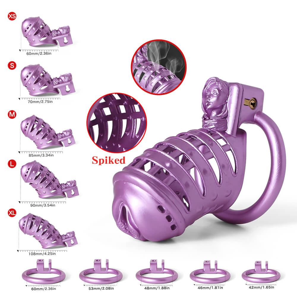 Sissy Purple Spiked 3D-Druck-Muschi Vaginal sissyloving Sissy Purple Spiked 3D-Druck-Muschi Vaginal sissyloving