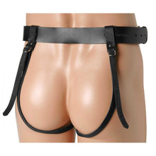 Load image into Gallery viewer, Penetration Premium Leather Dildo Harness for Men