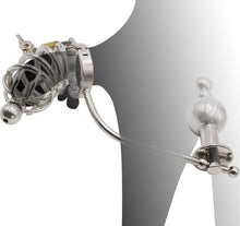 Charger l'image dans la galerie, Cage de chasteté avec plug anal - Cage de chasteté avec plug anal