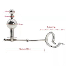 Charger l'image dans la galerie, Cage de chasteté avec plug anal - Cage de chasteté avec plug anal