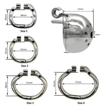 Load image into Gallery viewer, The bell Stainless Steel Chastity Device