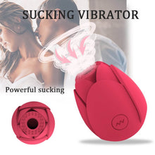 Load image into Gallery viewer, Vaginal Sucking Vibrator Lotus Flower

