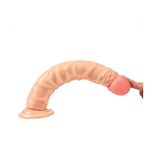 Lade das Bild in den Galerie-Viewer, 9-Zoll-Dildo in Hautfarbe mit Saugnapf