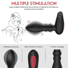 Load image into Gallery viewer, Remote Control Vibrator Inflatable Anal Plug