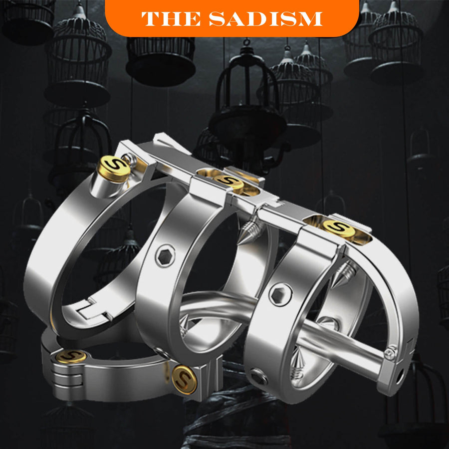 New Steampunk Series The Sadism Chastity Device product view