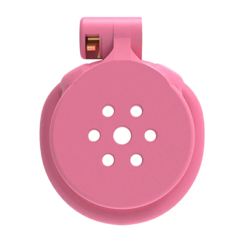 Pink Flat Chastity Cage size guide, gallery view 5