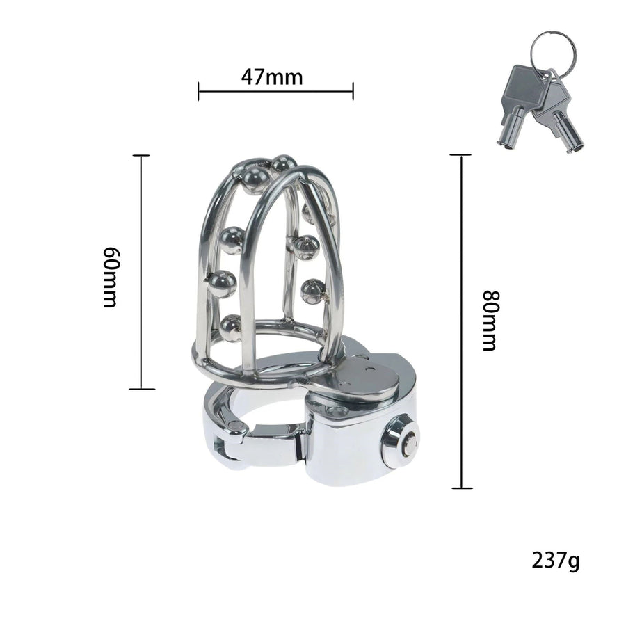 New BDSM #77 Adjustable Male Chastity Cage, gallery view 3