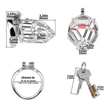 Load image into Gallery viewer, 304 Stainless Steel Cock Cage - 24

