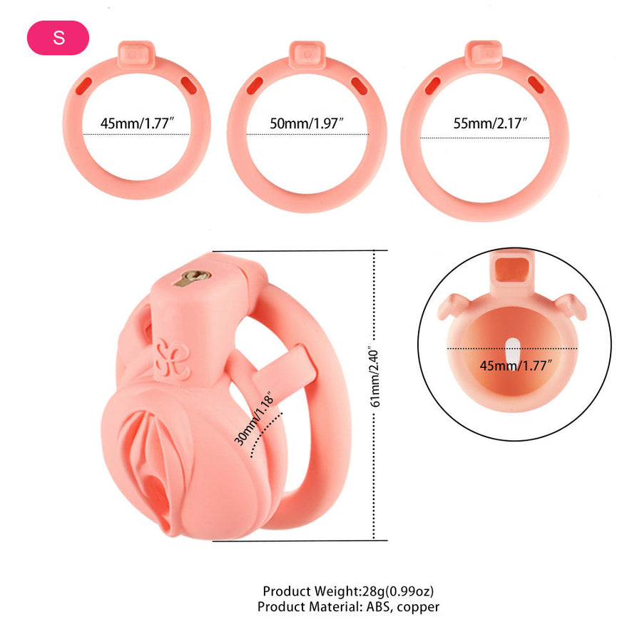 3D Pussy Chastity Cage, gallery view 3