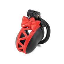 Load image into Gallery viewer, 3D Black Bow Chastity Cage-topchastity
