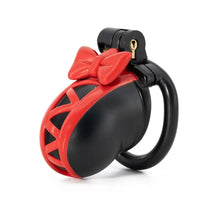 Load image into Gallery viewer, 3D Black Bow Chastity Cage-topchastity
