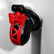 Load image into Gallery viewer, 3D Black Bow Chastity Cage-topchastity
