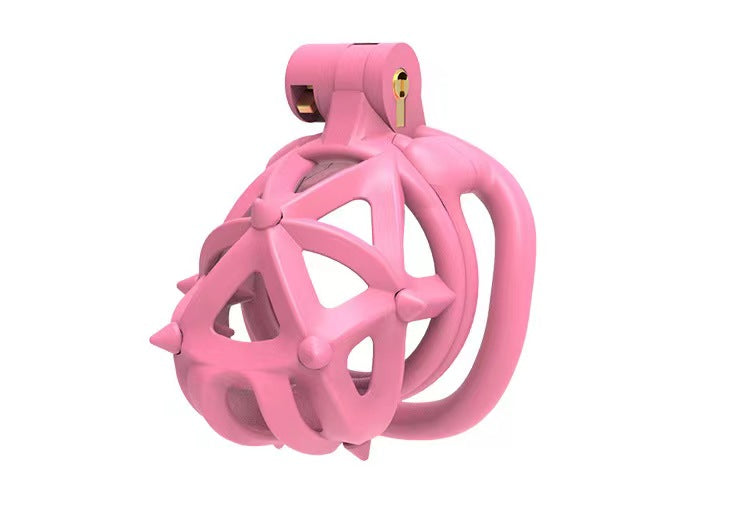 3D Double Headed Soft Spikes Breathable Chastity Cage, gallery view 2