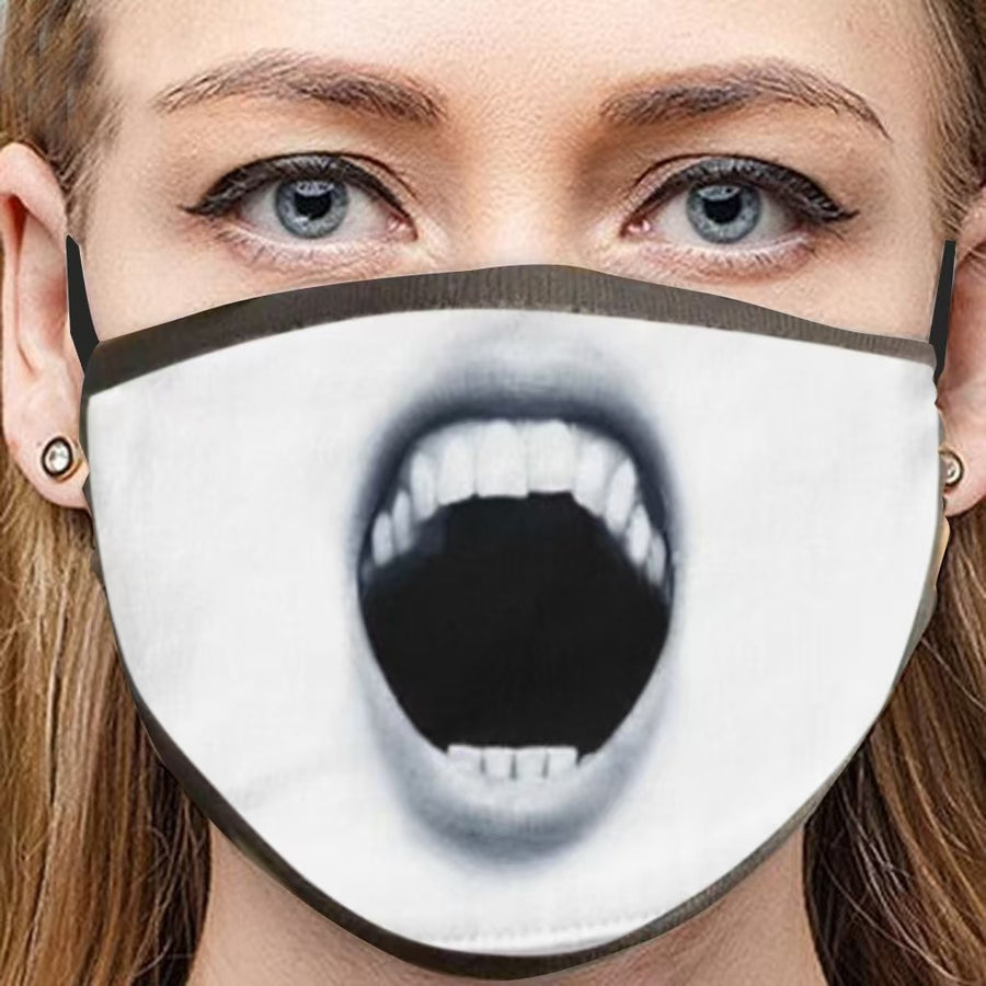 3D Frightening Sex Mouth Masks, gallery view 7