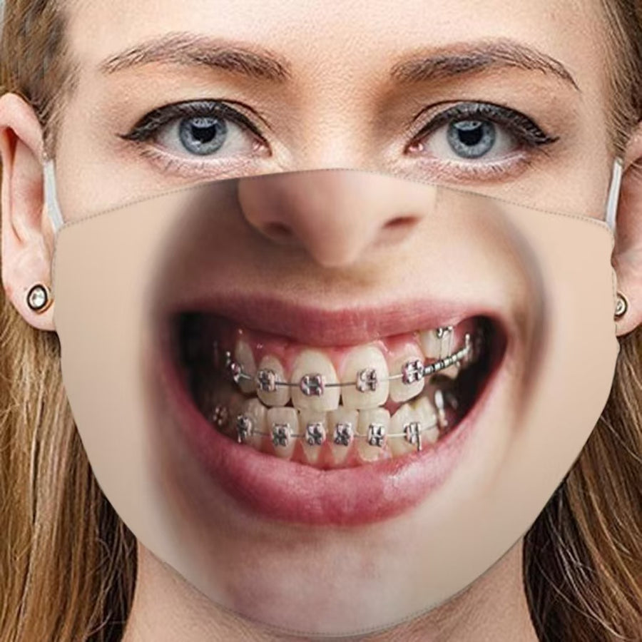 3D Funny Expression Sex Mouth Masks, gallery view 11