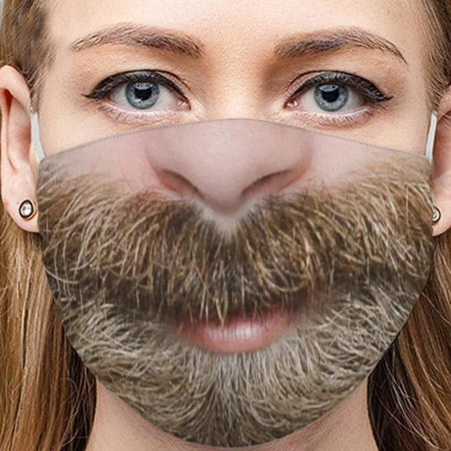 3D Funny Expression Sex Mouth Masks, gallery view 8