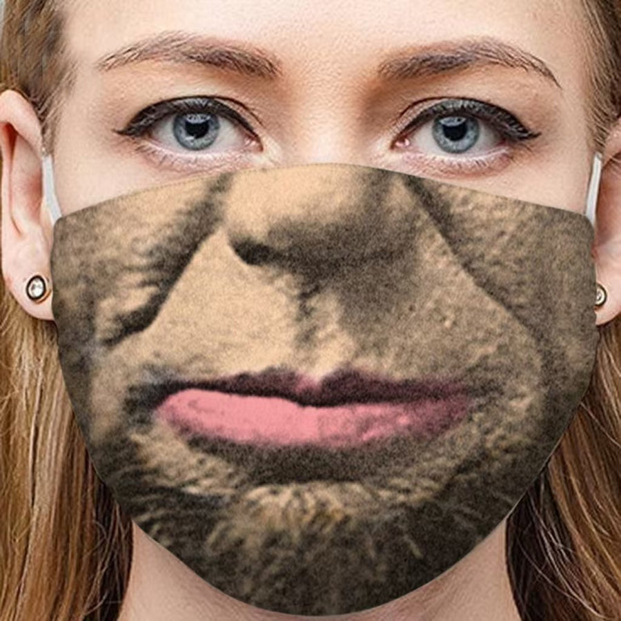 3D Funny Expression Sex Mouth Masks, gallery view 3