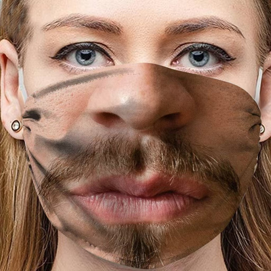 3D Funny Expression Sex Mouth Masks, gallery view 23