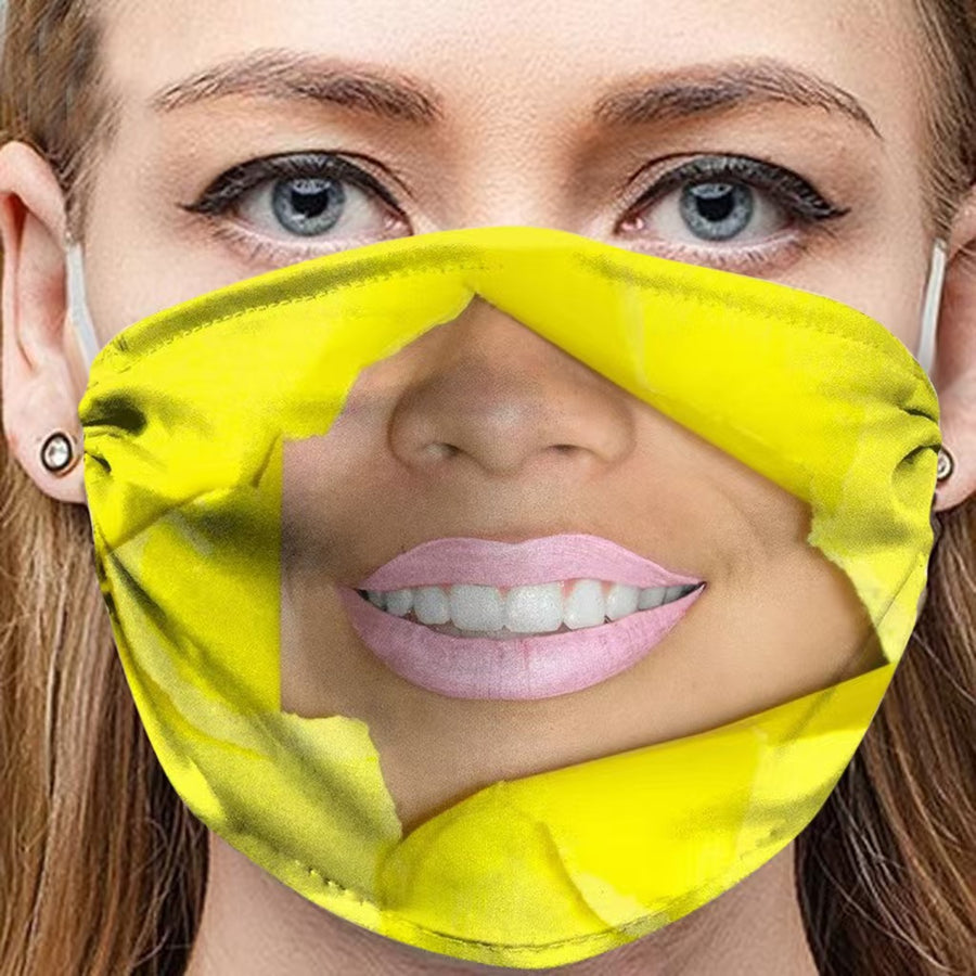 3D Funny Expression Sex Mouth Masks, gallery view 20