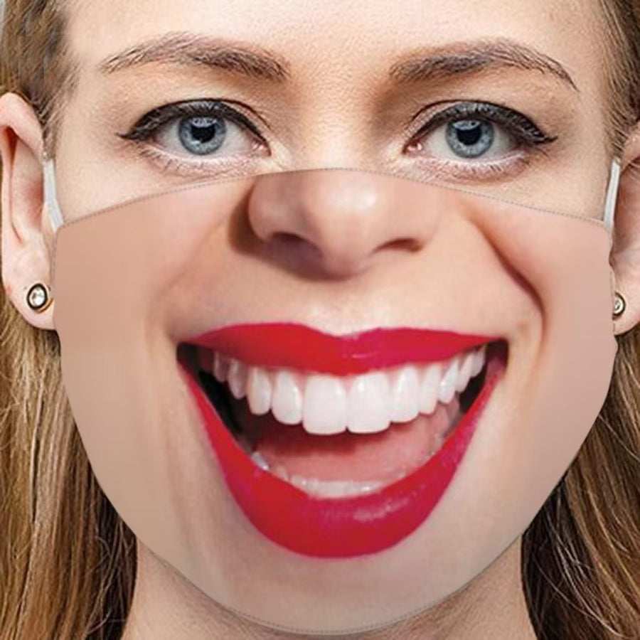 3D Funny Expression Sex Mouth Masks, gallery view 14