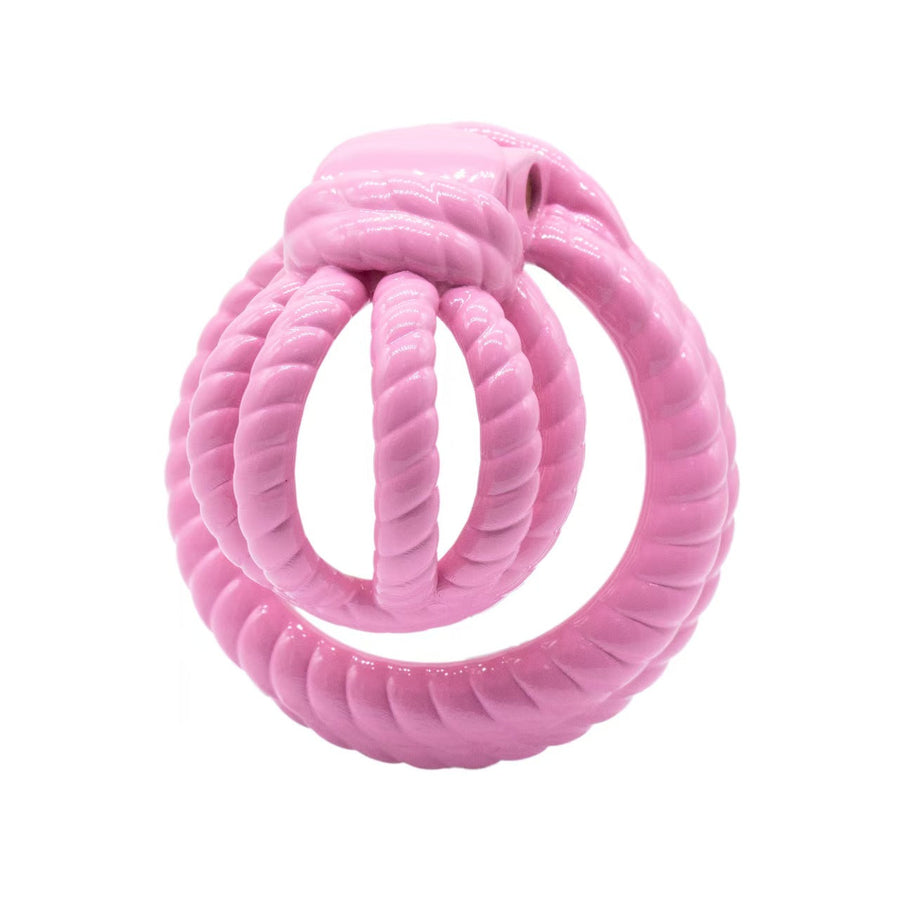 3D Rope Art BDSM Cock Cage 3