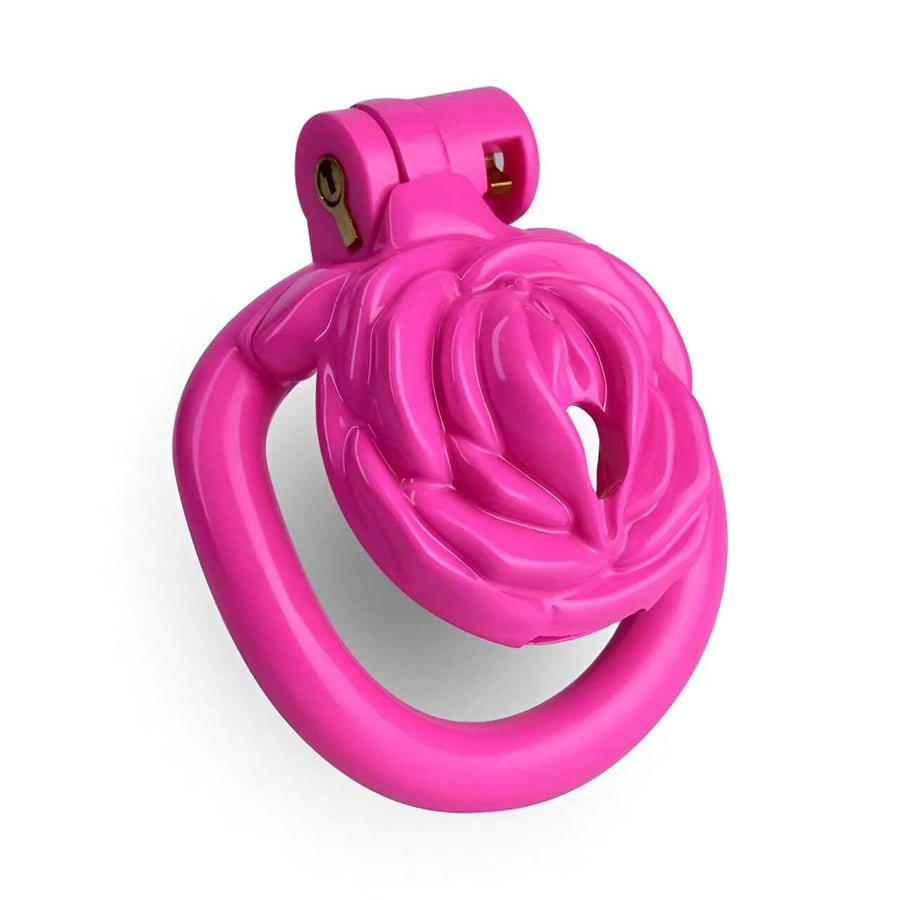 3D Small Sissy Rose Chastity Cage, gallery view 3