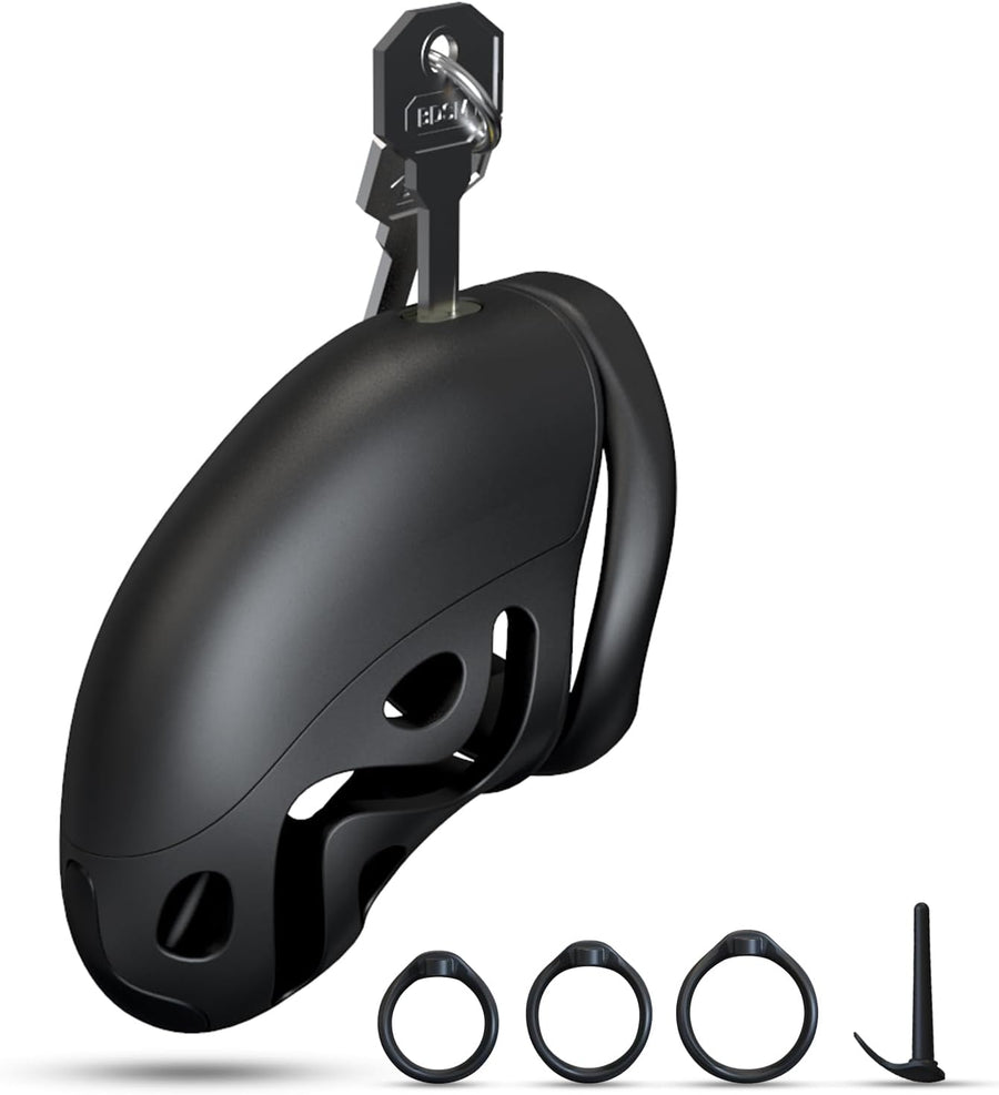 3D Chastity Device with 3 Sizes Rings product view