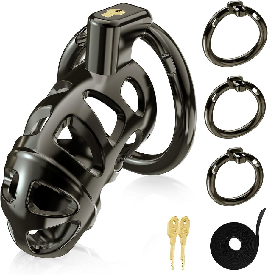 Metal Chastity Cage Set product view