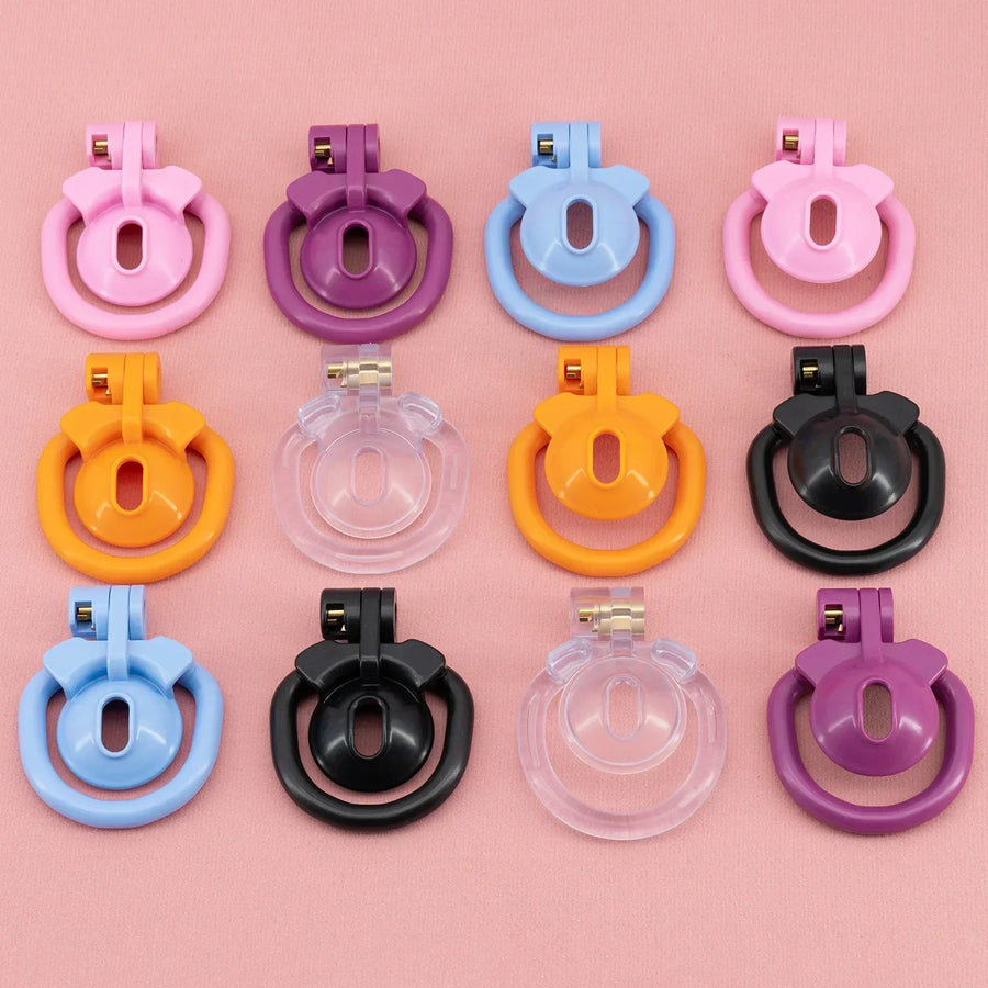 Cute Flat Chastity Cage size guide, gallery view 3