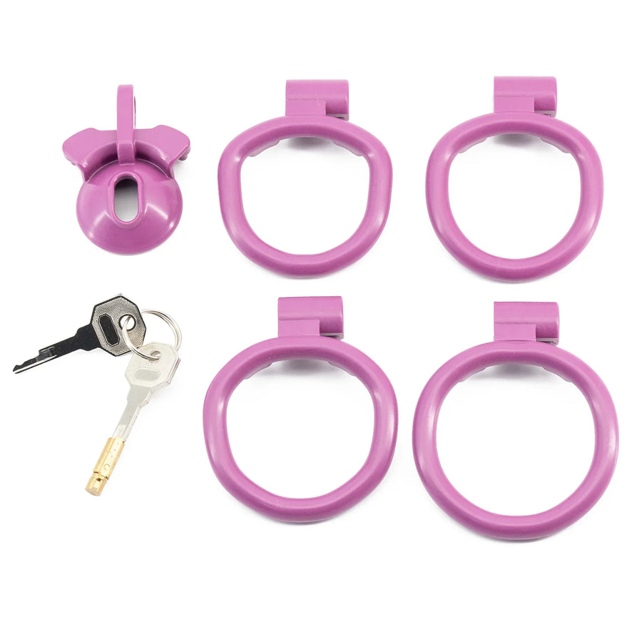 Cute Flat Chastity Cage size guide, gallery view 4