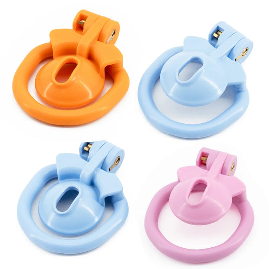 Cute Flat Chastity Cage size guide, gallery view 1