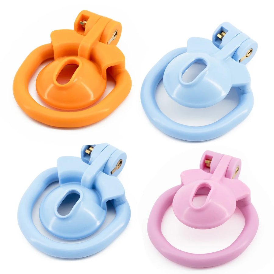 Cute Flat Chastity Cage size guide, gallery view 1