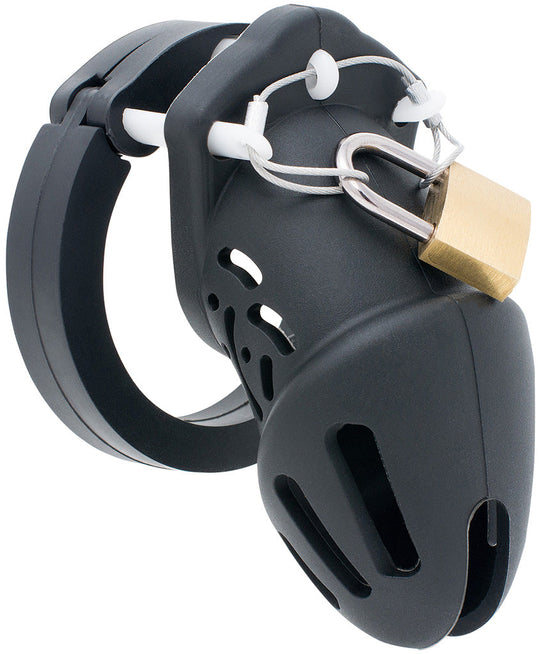 Black Silicone Short Cage product view