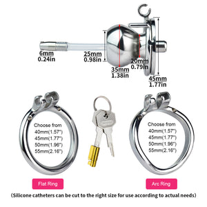 Butterfly Inverted Chastity Cage
