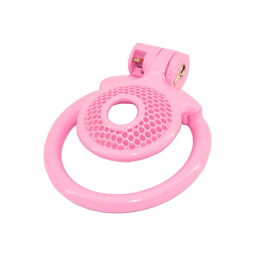 The Beginners Cute Pink Sissy Nub Chastity Cage product view
