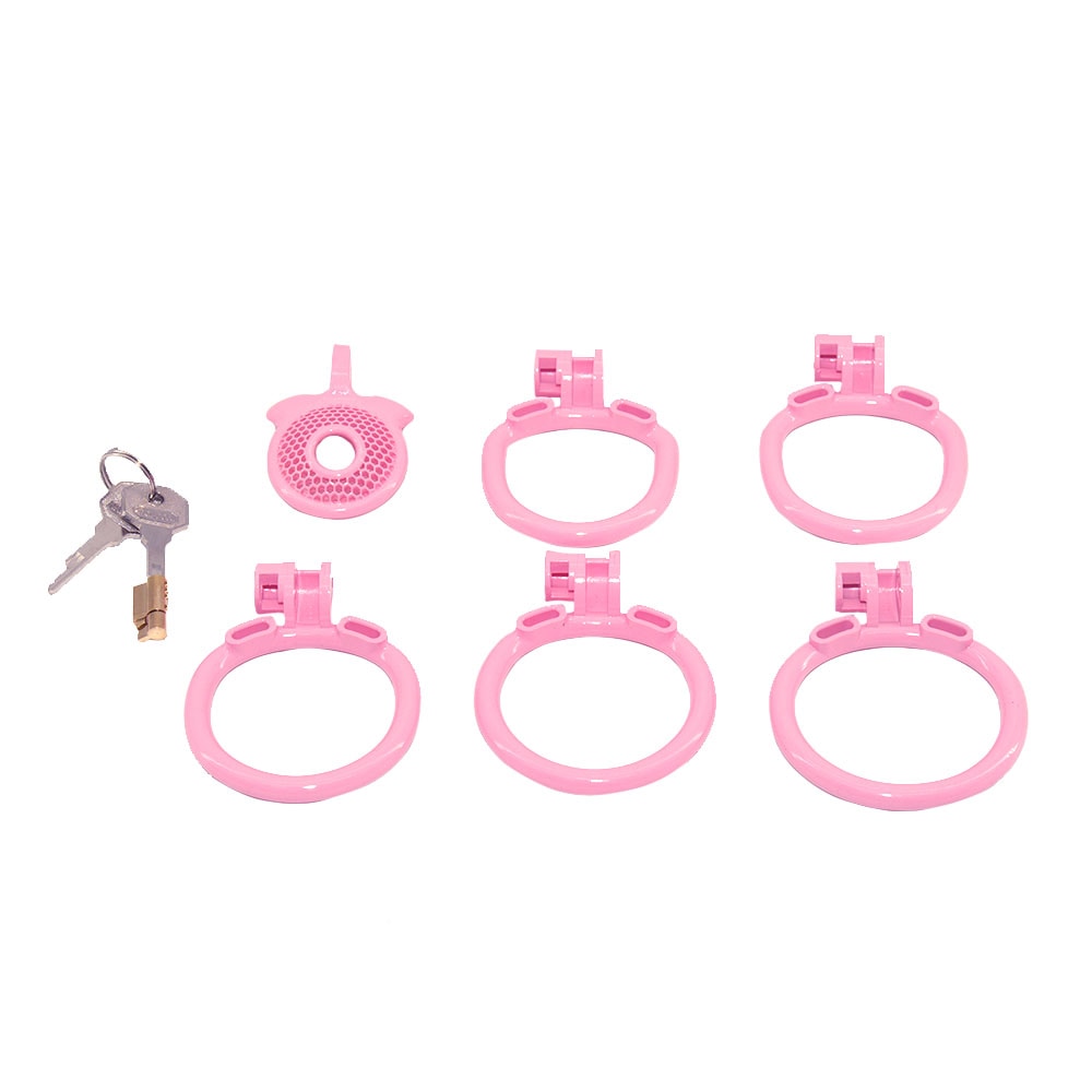 The Beginners Cute Pink Sissy Nub Chastity Cage – sissyloving