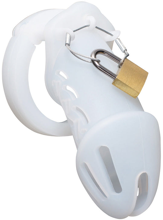 White Silicone Cage Long product view