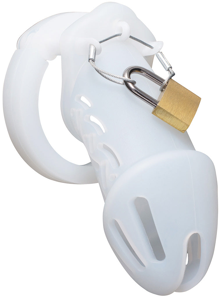 White Silicone Cage Long product view