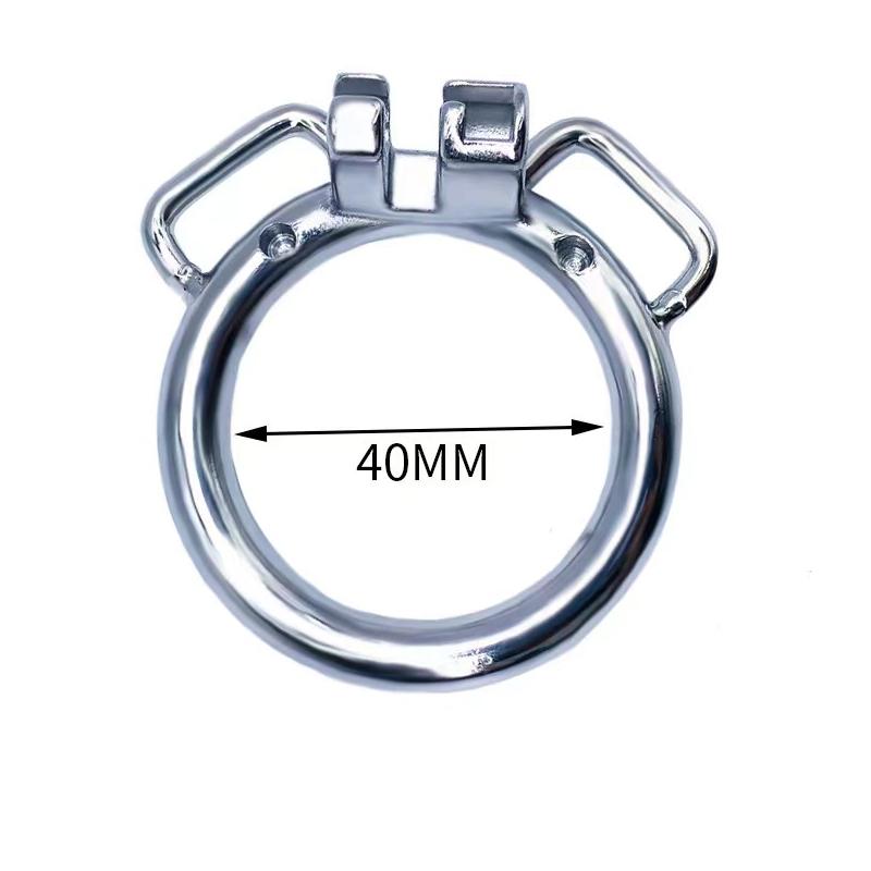 Round Ring Curved Ring with Ears dimensions showing 40mm