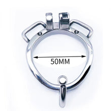 Lade das Bild in den Galerie-Viewer, Round Ring Curved Ring with Ears dimensions showing 50mm detail 9
