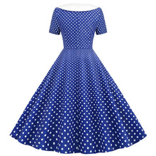 Load image into Gallery viewer, Sissy Polka Dot Printed Vintage Dresses
