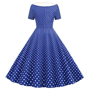 Sissy Polka Dot Printed Vintage Dresses